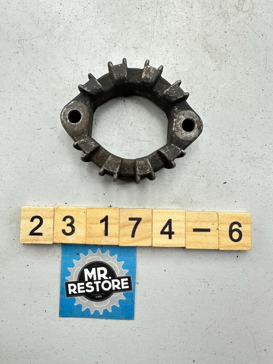 Yamaha XJ650 XJ550 XJ400 YX600 OEM Exhaust Ring Nut Flange 4H7-14612