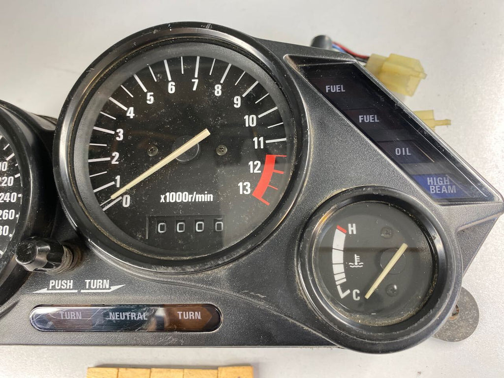 Kawasaki ZZR1100 Dashboard Instruments Meters KMH Tested (showing only 12,406ks)