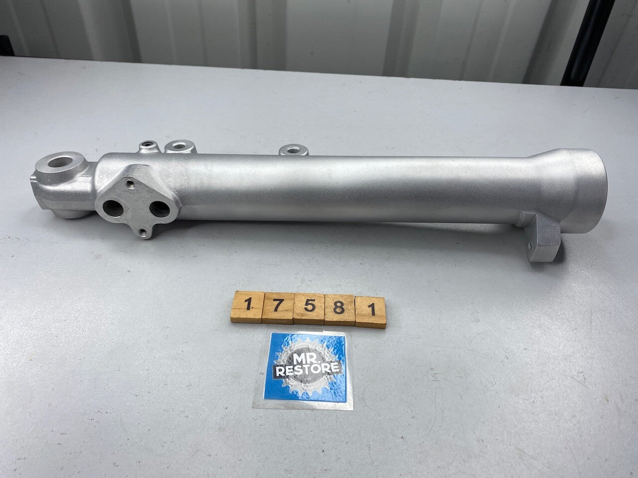 Suzuki RG500 RG400 OEM Front Fork Right Hand Outer Tube - Vapour Blasted