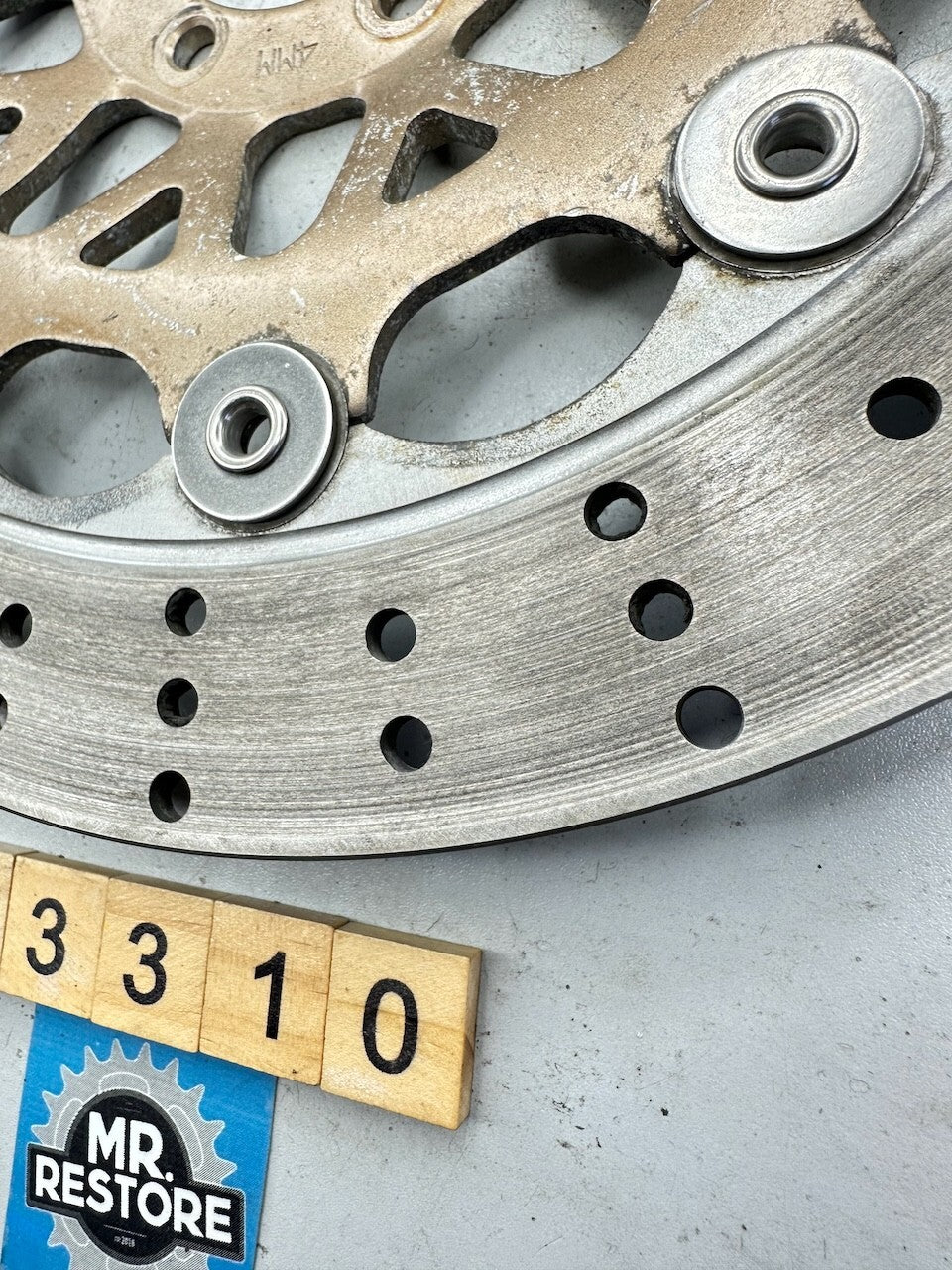 Honda VT250 Spada MC20 Front Brake Disc with 4.60mm Remaining 45120KY6000
