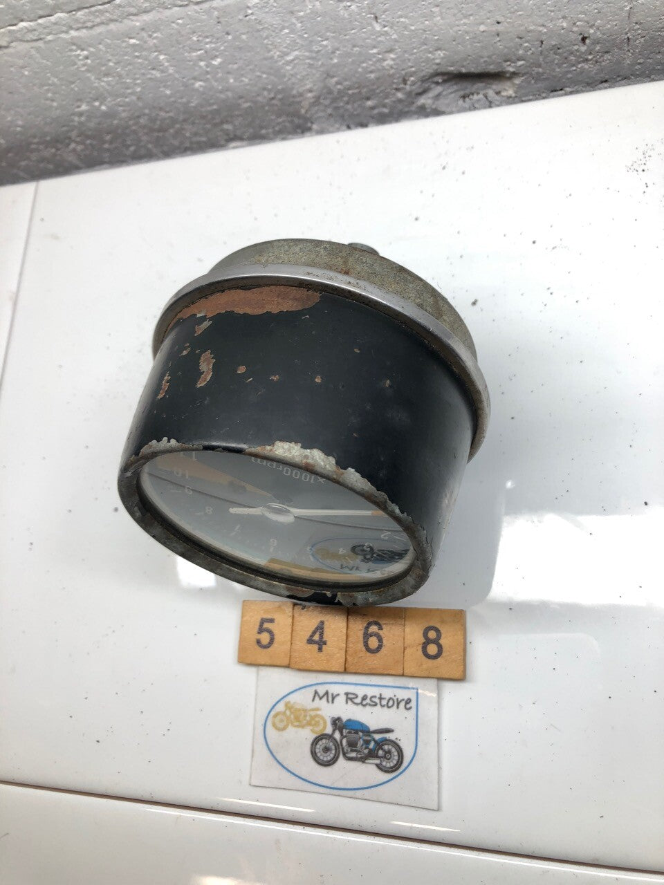 Honda CB ? Vintage Classic Tachometer 73mm Across Glass