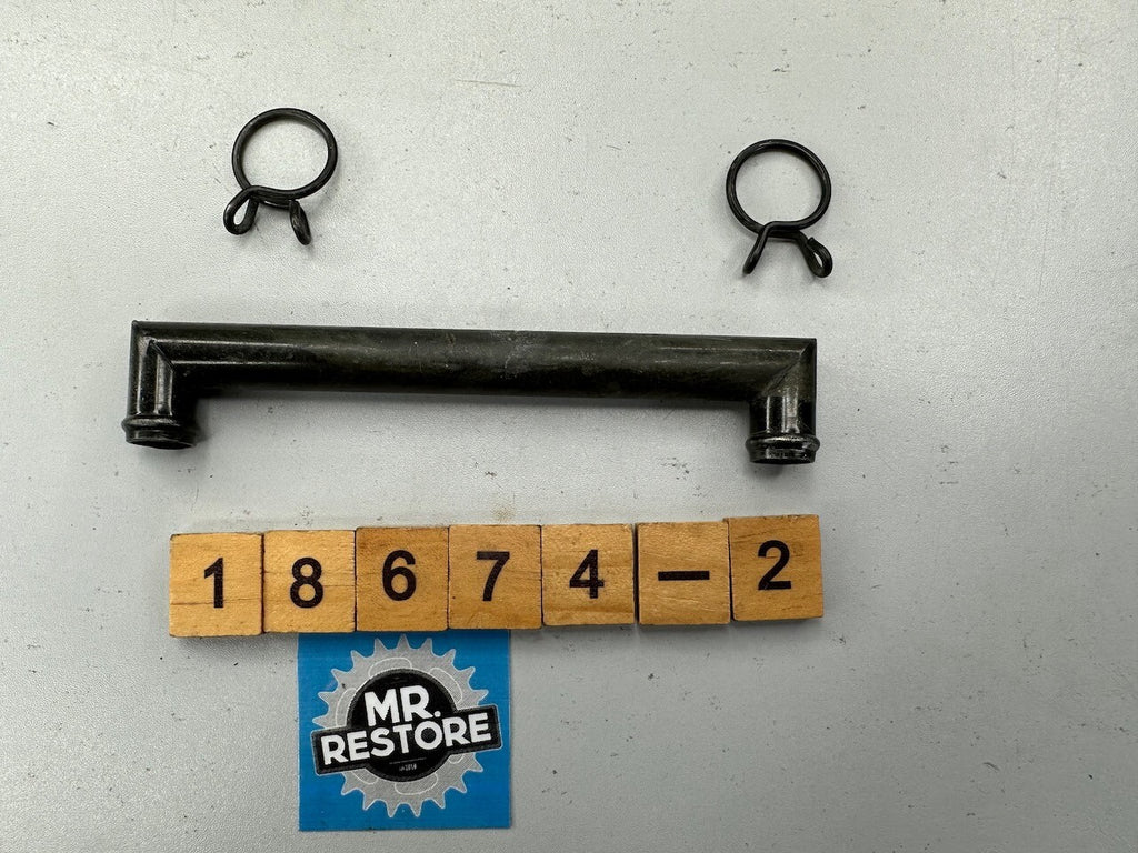 Kawasaki KR250A 1984-1986 Tandem Twin Intake Balacing Tube & Pair of Clips