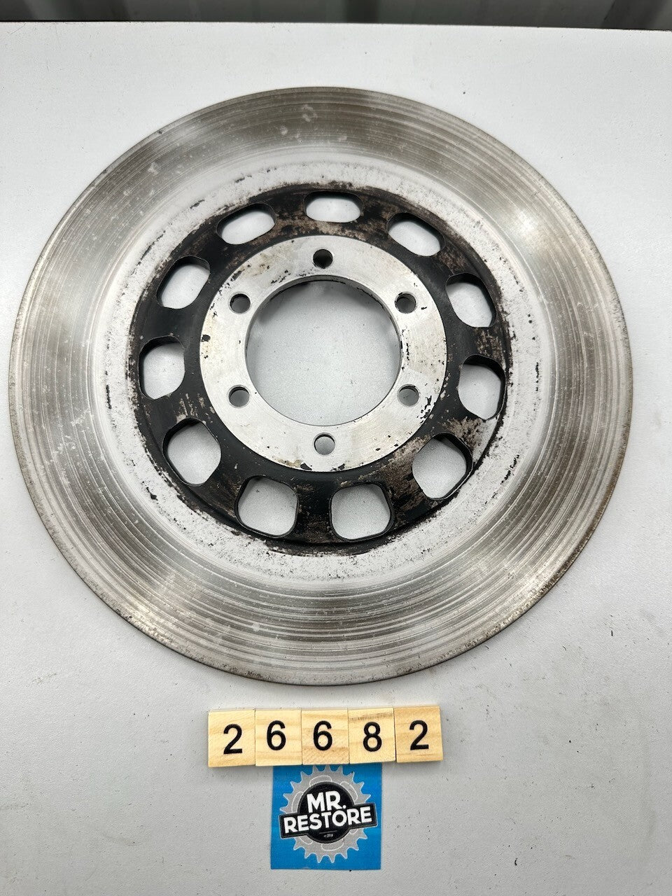 Yamaha RD350LC RD250LC RD400F (Front) SR500 1978-79 OEM (Rear) Brake Disc @4.70m