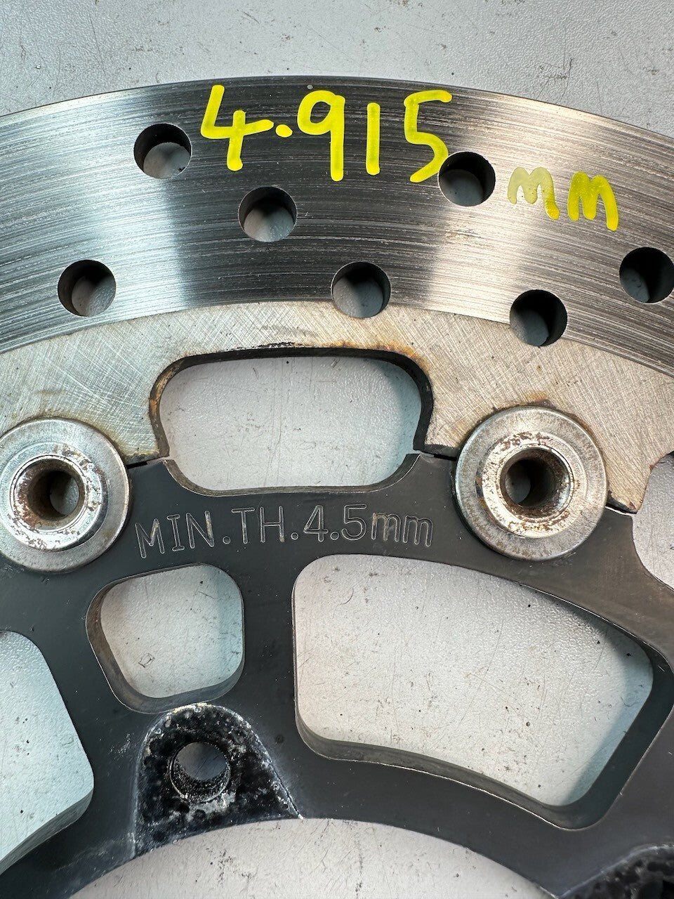 BMW G650GS 2010-15 F800GS F700GS OEM Front Brake Disc With 4.915mm Remaining