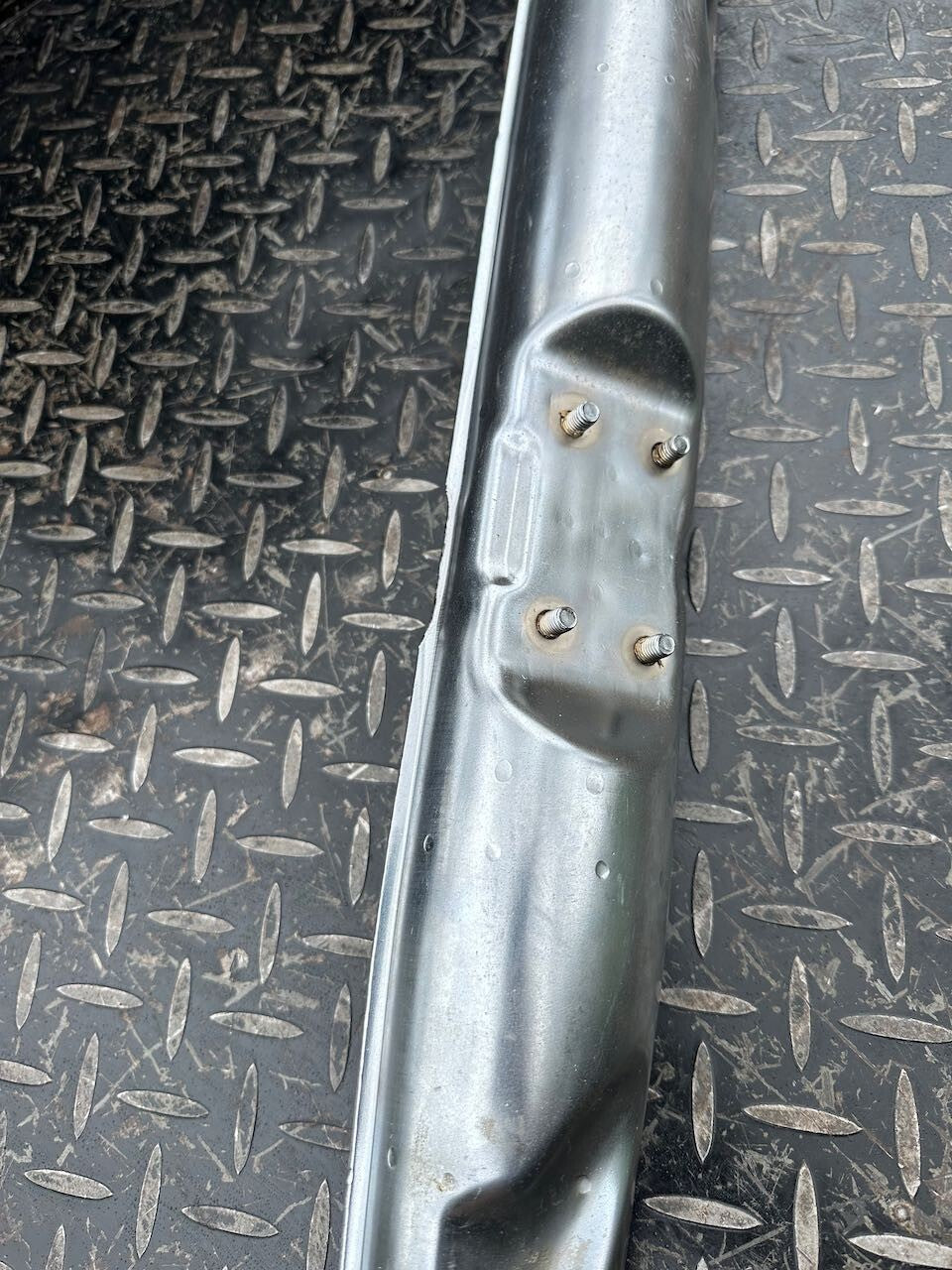 Suzuki GT250 L/H Exhaust Pipe Silencer Muffler & Baffle