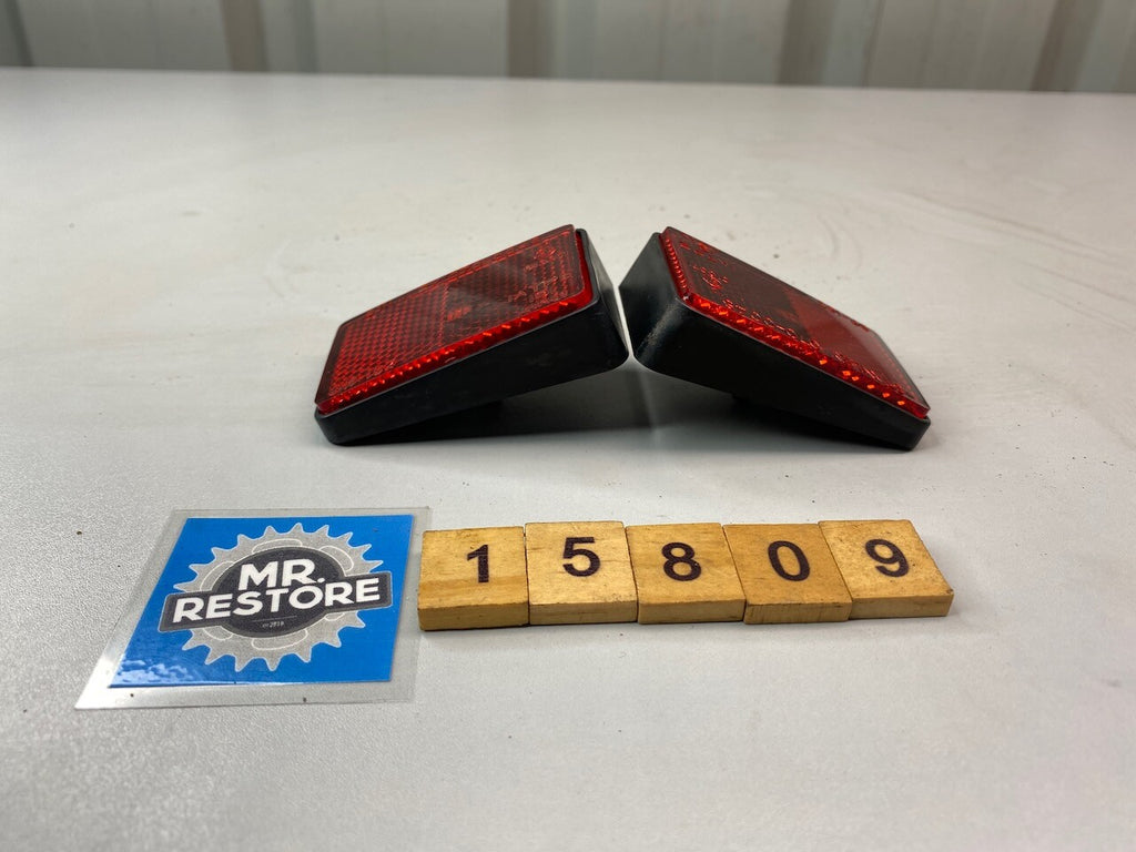 Kawasaki GPX250 EX250 Rear Fender Side Reflectors OEM Stanley Pair