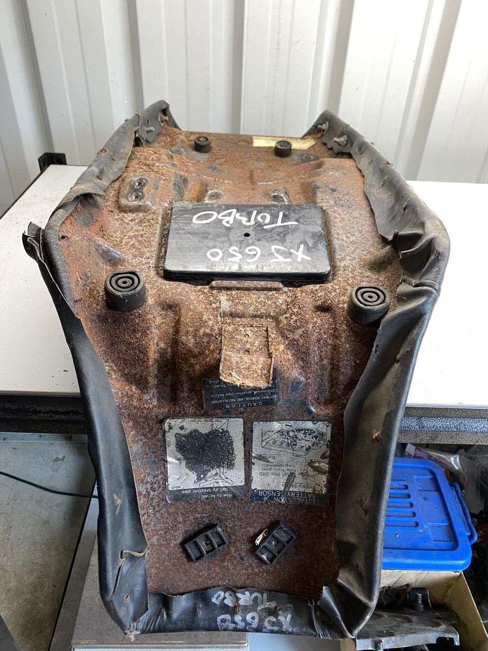 Yamaha XJ650 Turbo Seat inc. Spare Foam 16G-W2472