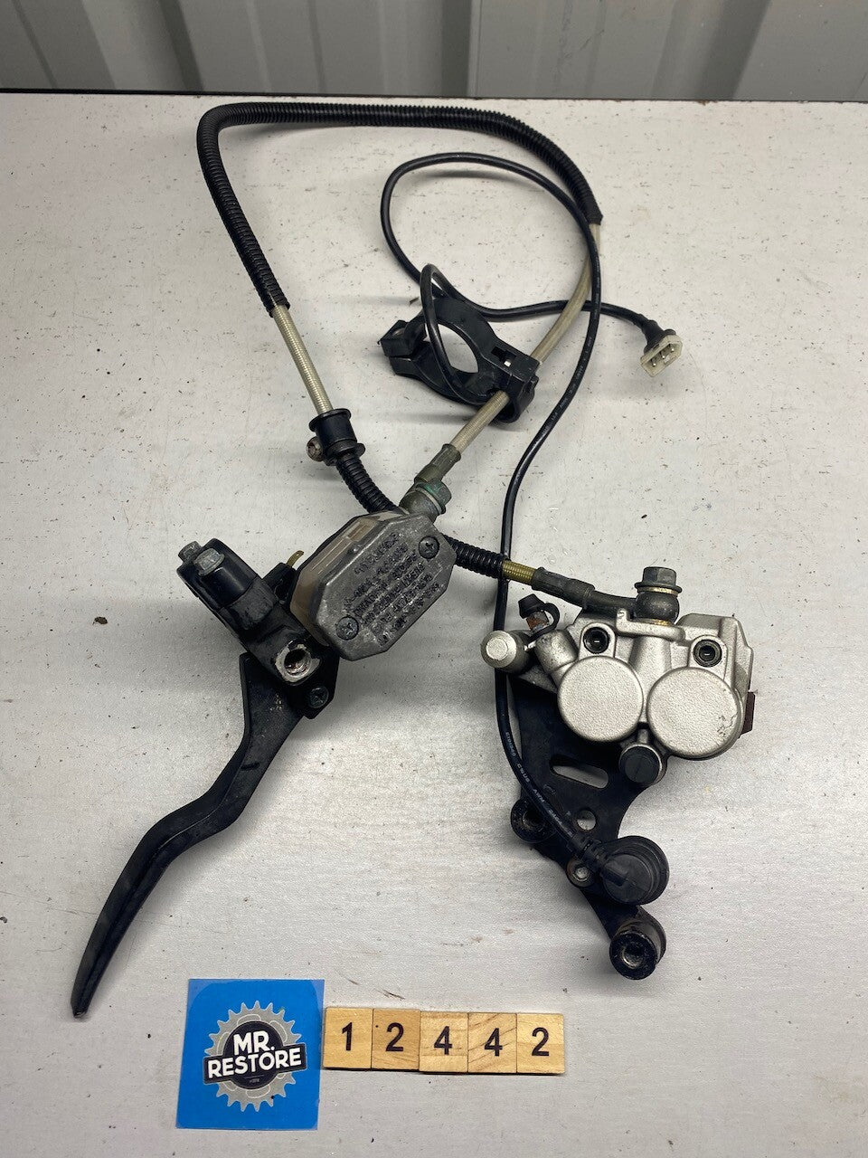 Megelli 250R Front Brake System - Master Cylinder, Braided Hose & Caliper