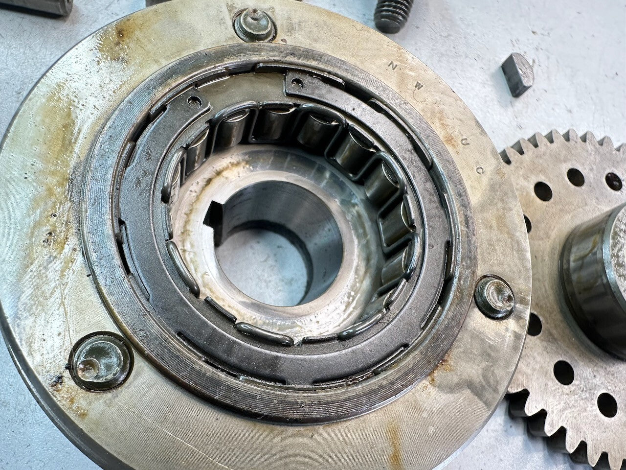 Yamaha YZF600R FZR600 FZ400 FZS600 YH50 Starter Clutch Assy & Gears