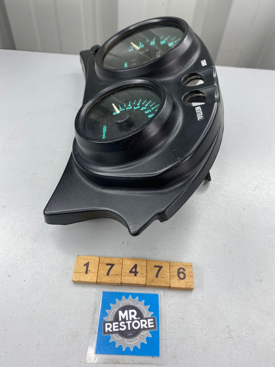Kawasaki KLE500 Dashboard Meters Instruments KMH - Tested