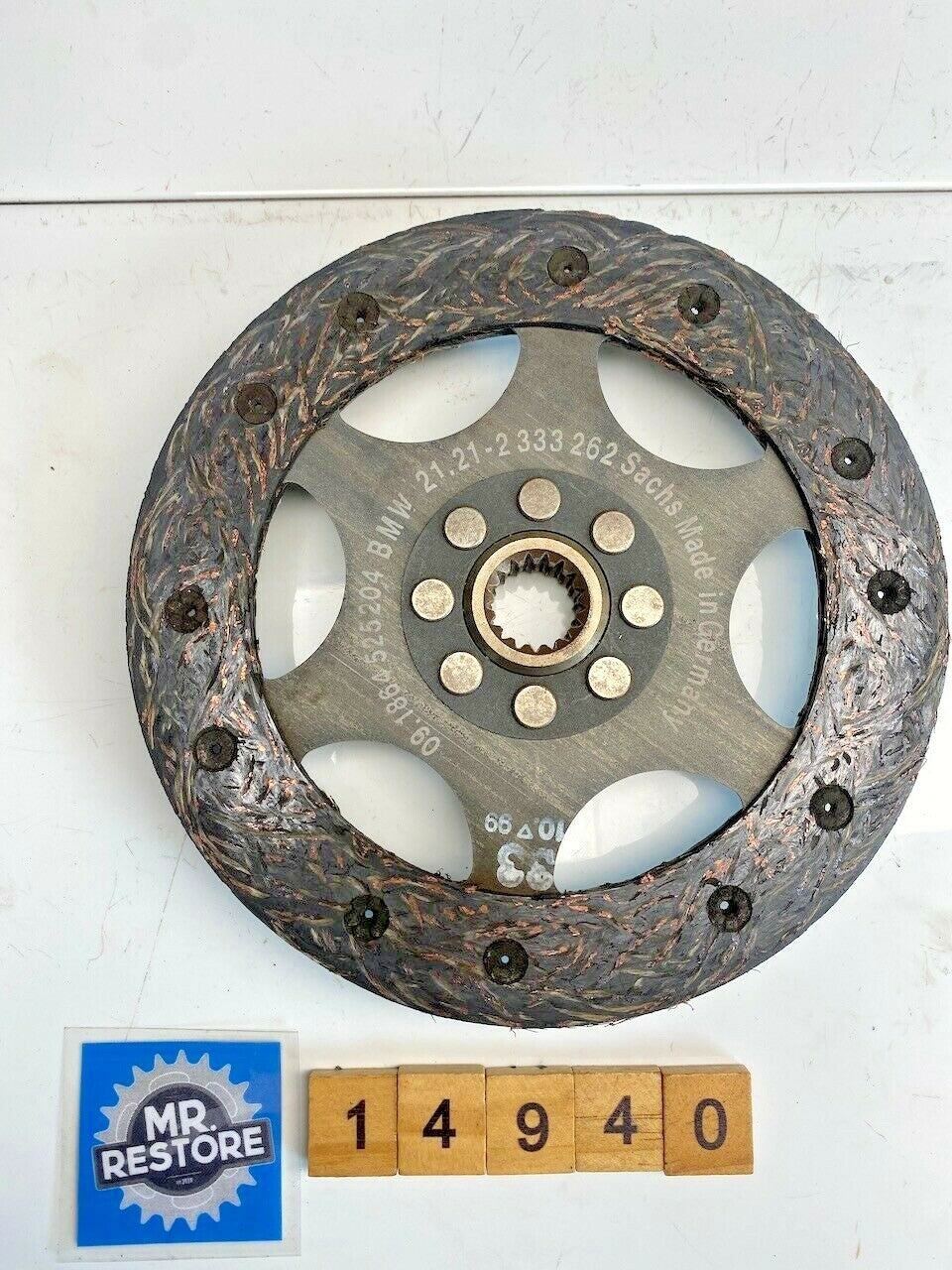 BMW Motorcycle Sachs Clutch Disc 091864525204 21212333262