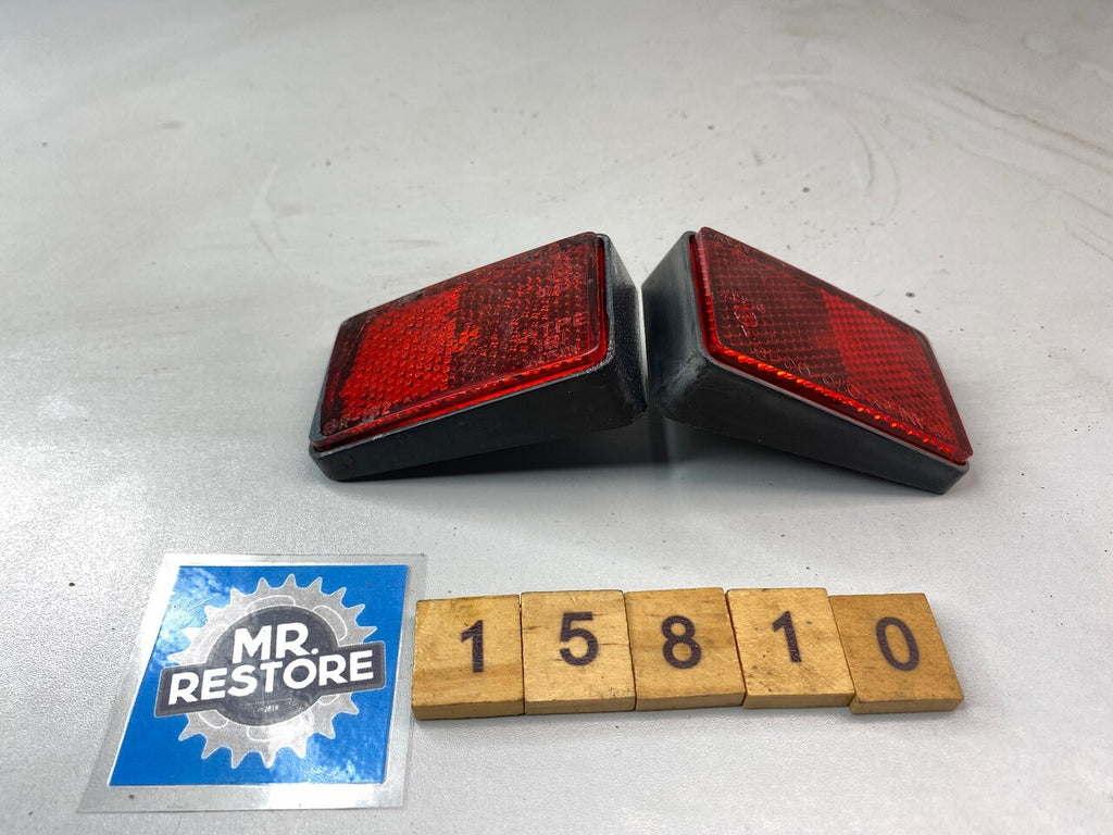 Kawasaki GPX250 EX250 Rear Fender Side Reflectors OEM Stanley Pair