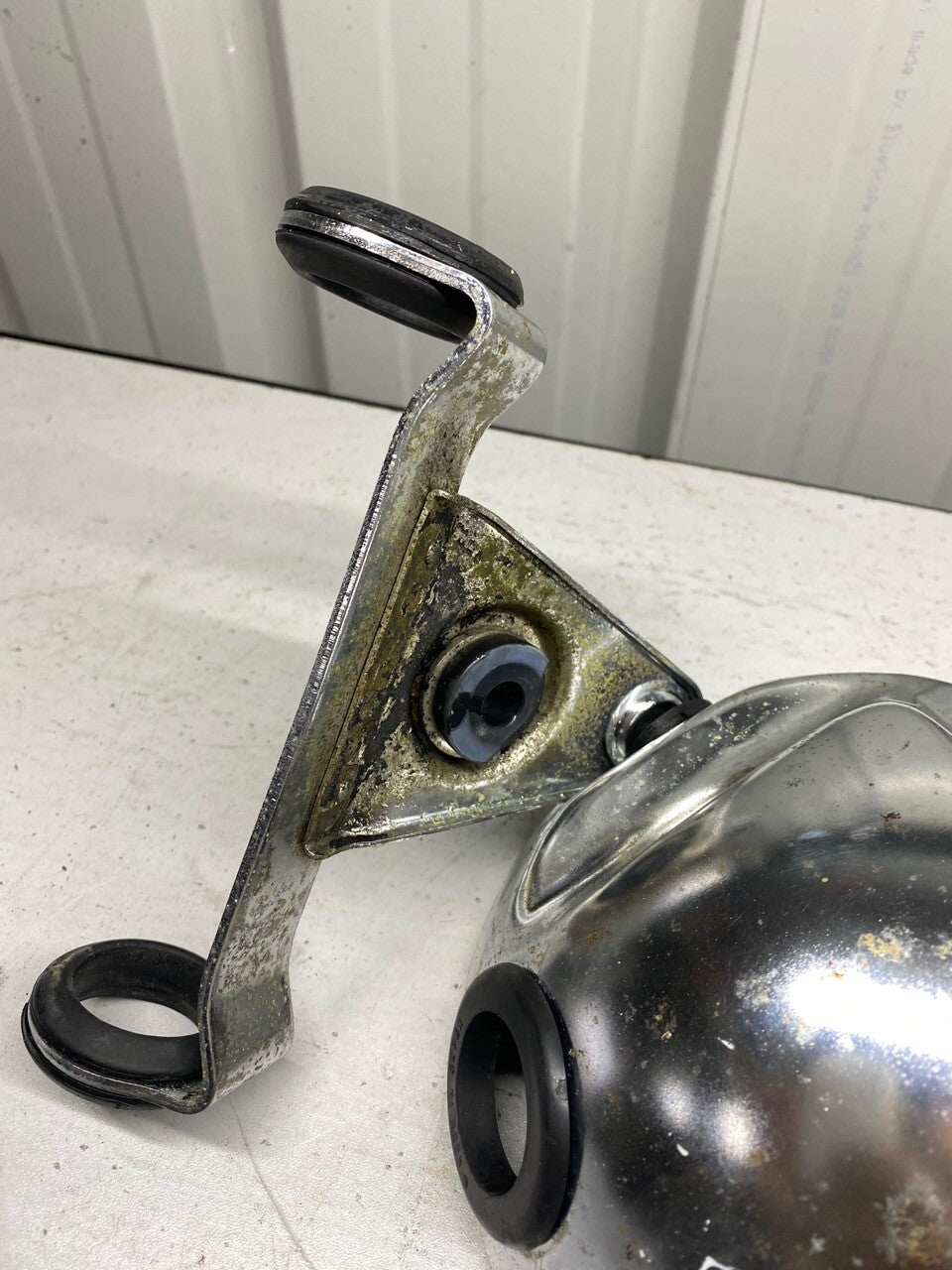 Suzuki GN250 GN400 Chrome Headlight Bowl & Brackets OEM