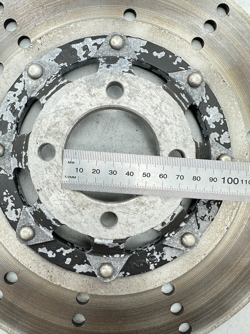 Kawasaki Z250 OEM Front Disc Rotor With 4.6mm Remaining