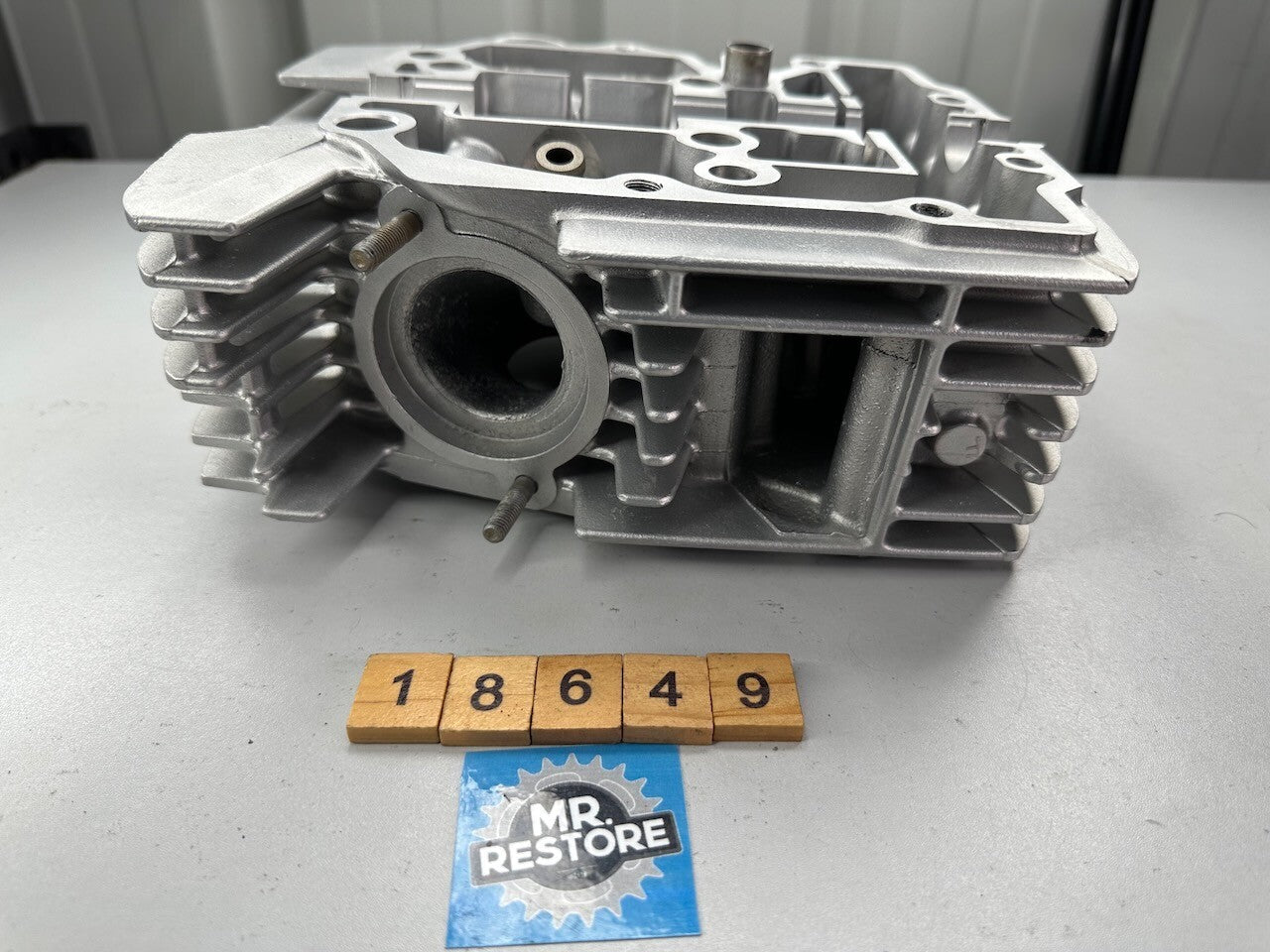 Honda XLV750R Cylinder Head MG7 1 - Vapour Blasted