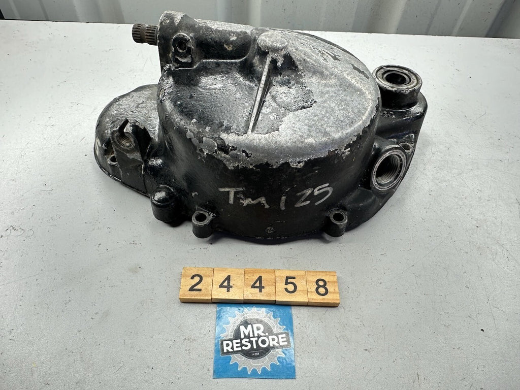 Suzuki TM125 '73-75' Clutch Cover 11341-28301  11341-28301-000