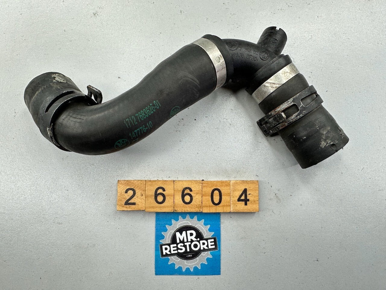 BMW K1200S '03-08' Radiator Water Coolant Hose Pipe Tube OEM 17127676866