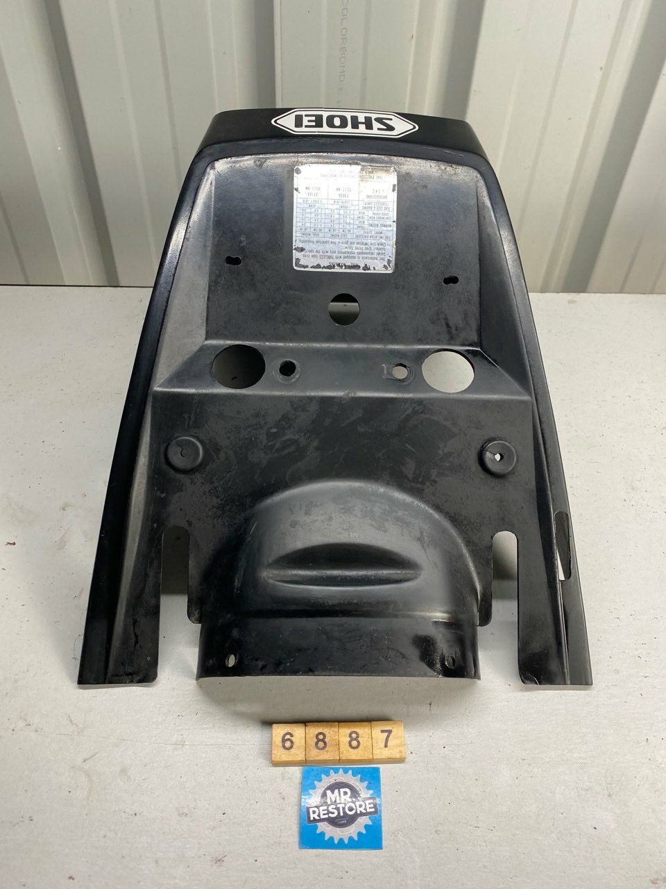 Suzuki GS650 G Katana Rear Mudguard Fender Tail Piece Registration Plate Holder