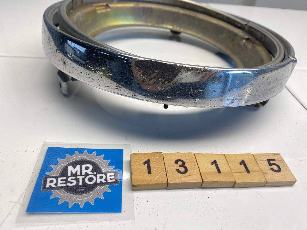 Suzuki GS1000 OEM Chrome Headlight Rims