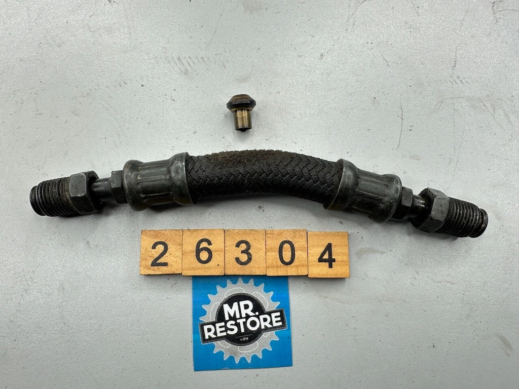 Honda XLV750 1983 Oil Cooler Hose Line Pipe A - 15530MG7003  15530-MG7-003