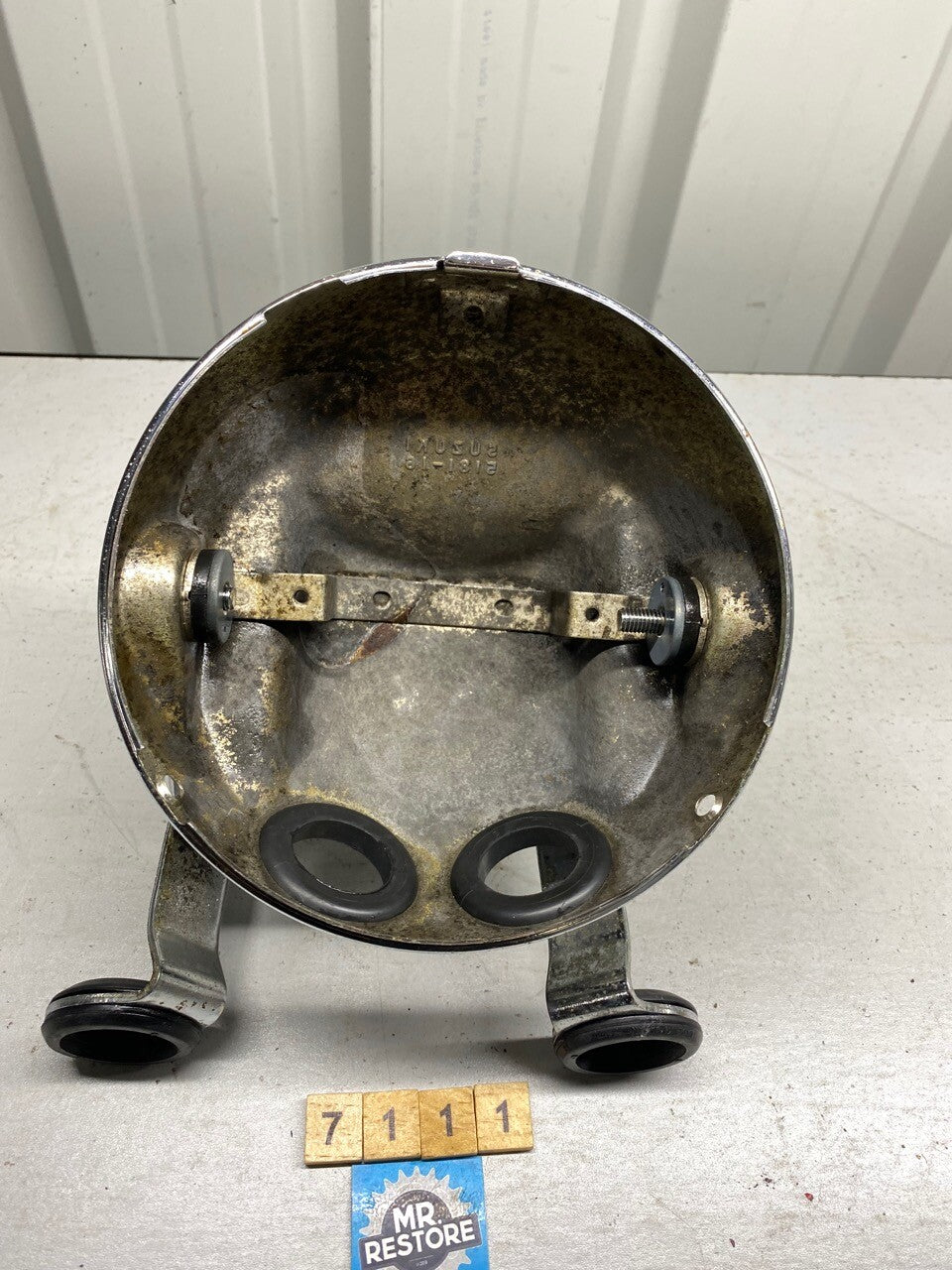 Suzuki GN250 GN400 Chrome Headlight Bowl & Brackets OEM