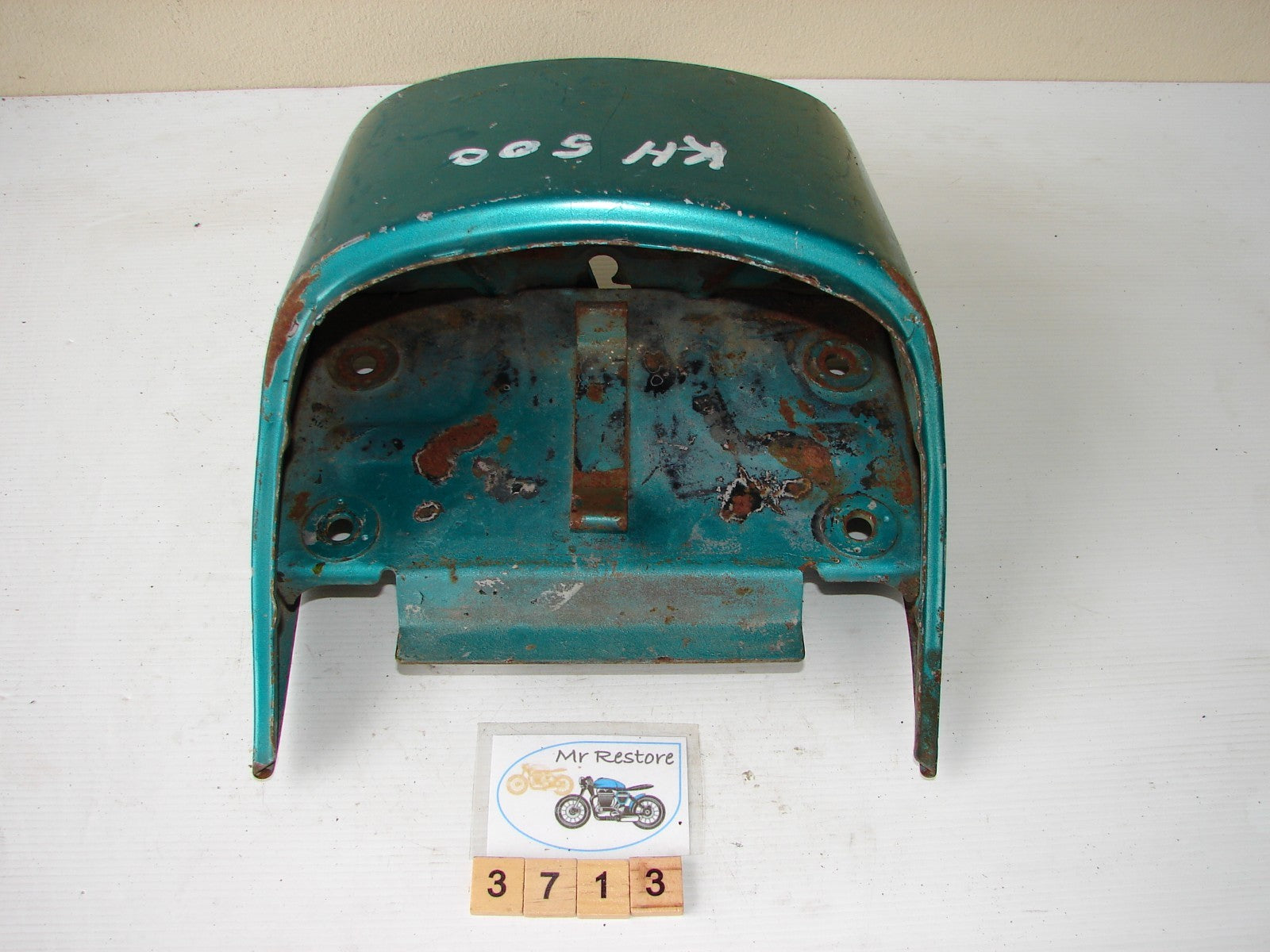 Kawasaki 500 Triple Ducktail tail piece OEM Vintage