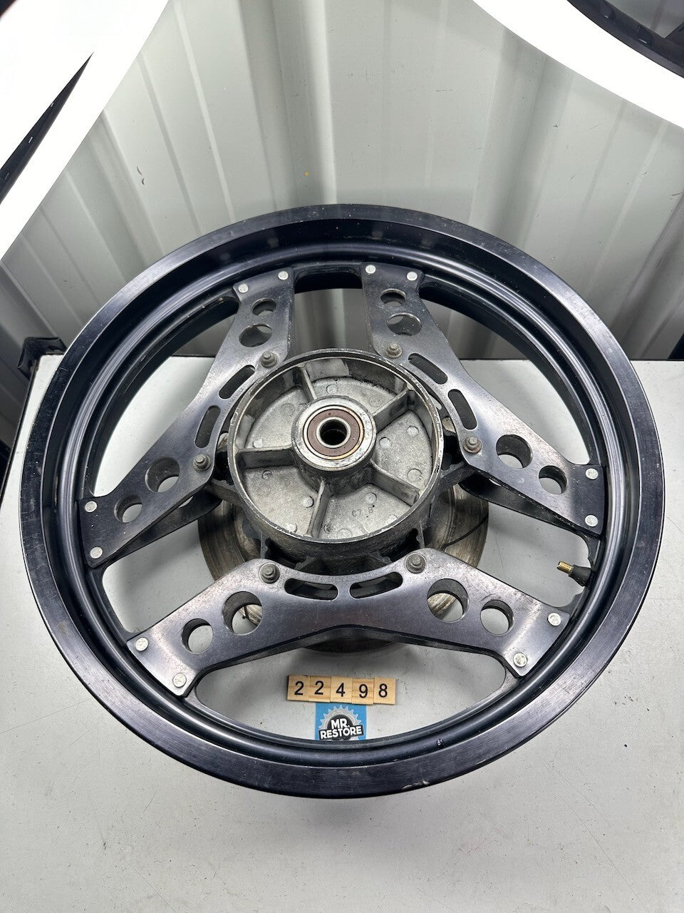 Honda CBX750F Rear Wheel 18 x 3.00 (Stamped December 1983)