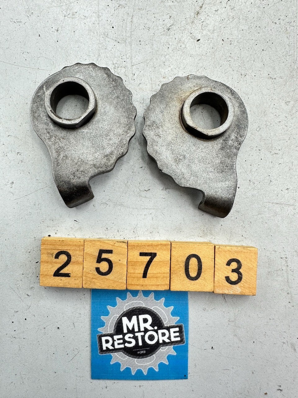 Yamaha TY250 1974-77 Chain Pullers Adjusters & Collars 434-25388-01 434-25389-01