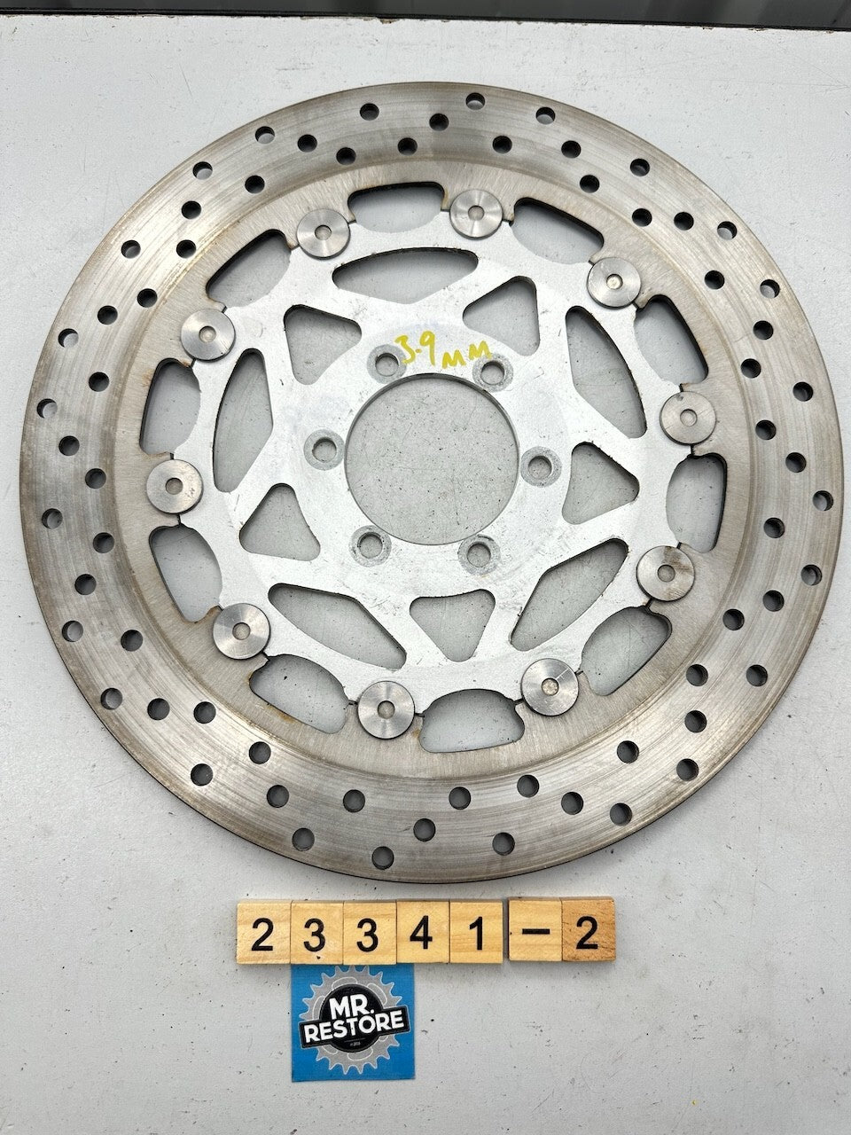 Yamaha FJ1200 FZR600 FZR500 FZR400 TDM850 OEM Front Brake Disc 3HE-2581T