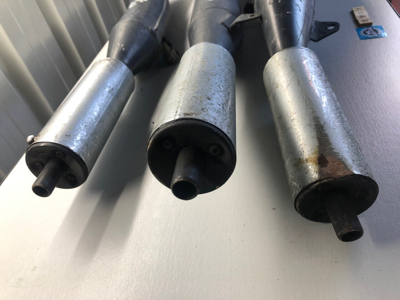 Honda MVX 250 Set of 3 Exhaust Pipes OEM **RARE**