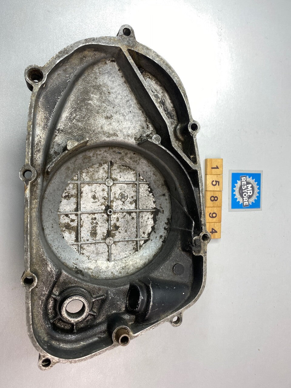 Yamaha YZ50 G H 1980 3R0 Clutch Side Cover (has been repaired)