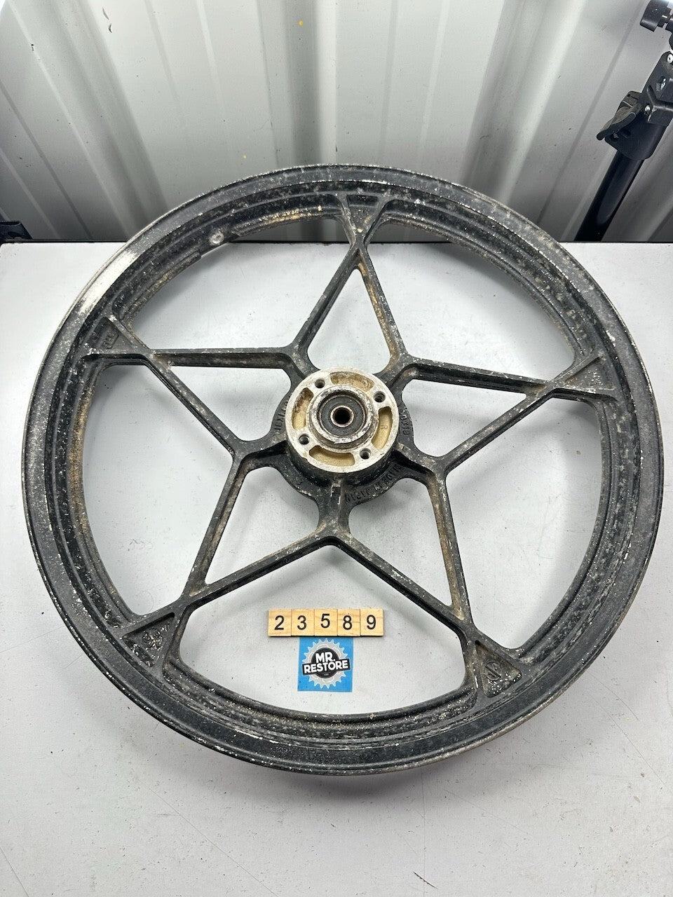 Suzuki Classic Vintage Rear Wheel (GS ? GT200 ? GSX ?) 18x1.60 (Dated Sep 1982)