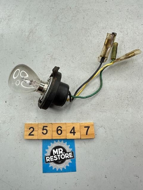 Yamaha TY250 A TY175 TT500 IT400 CT1 DT1 Headlight Wire Loom Socket & 6V Bulb