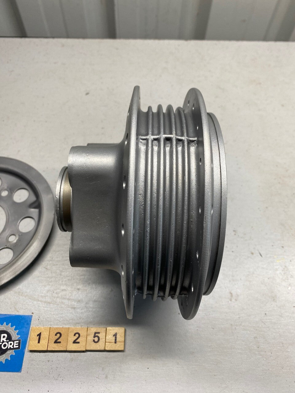 Honda CB200 Rear Wheel Hub Assy - Vapour Blasted
