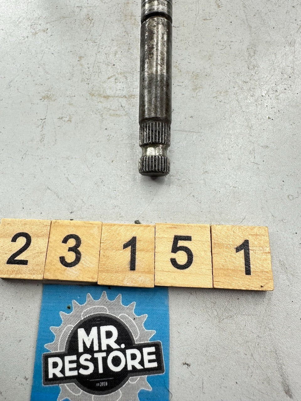 Yamaha V90 T 1982 Gear Shift Spindle Shaft