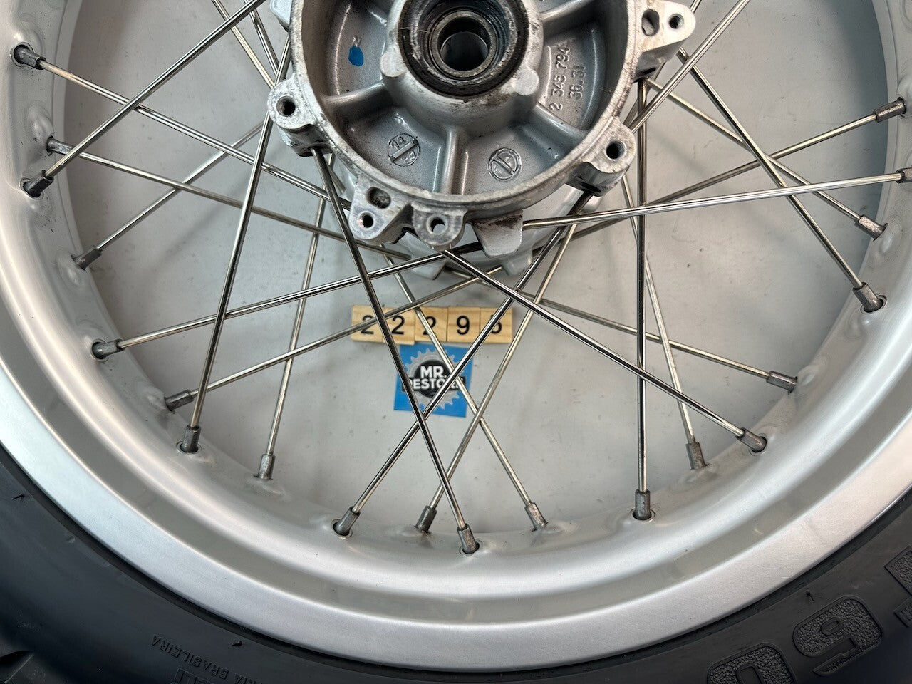 BMW G650GS 2010-15 17" OEM Spoked Rear Wheel & New Pirelli Tyre