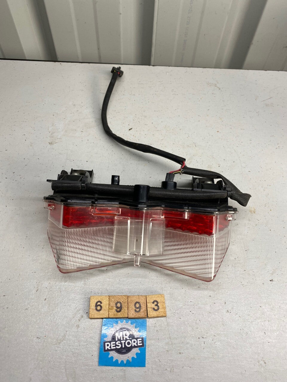 Kawasaki ZR750 ZX636 ZX600 ZR1000 Tail Light Assy & Bulb Holders OEM 23025-1271