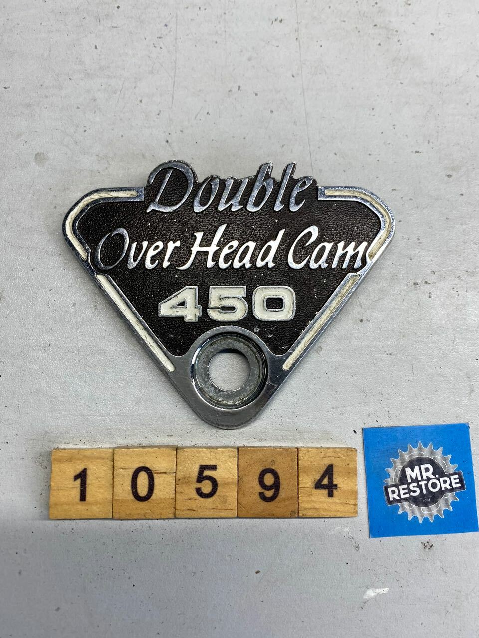 Honda CB DOHC 450 Genuine Vintage Motorcycle Badge