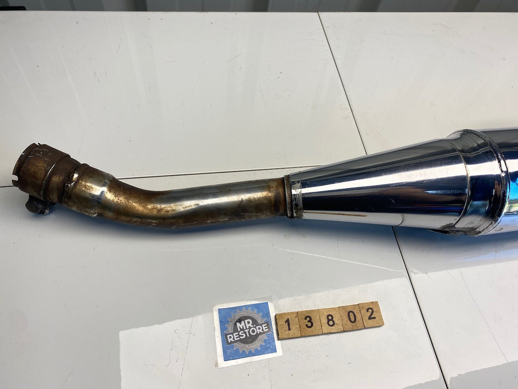 Kawasaki GPX250 L/H Exhaust Pipe Muffler - Chrome