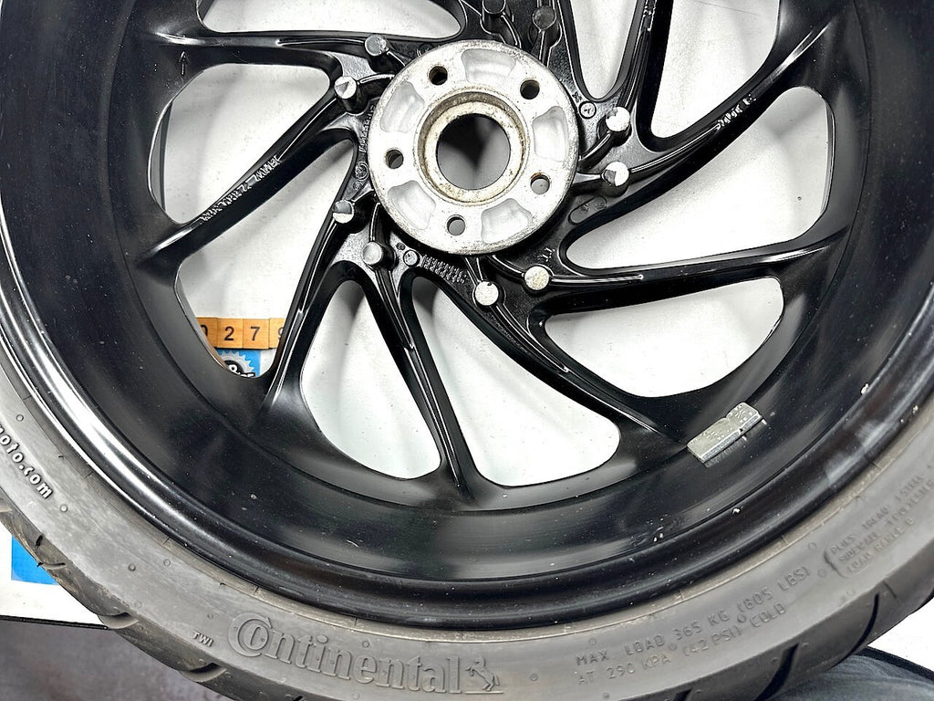 BMW F800S Rear Wheel With Good Condition Continental Tyre Fitted 7589363
