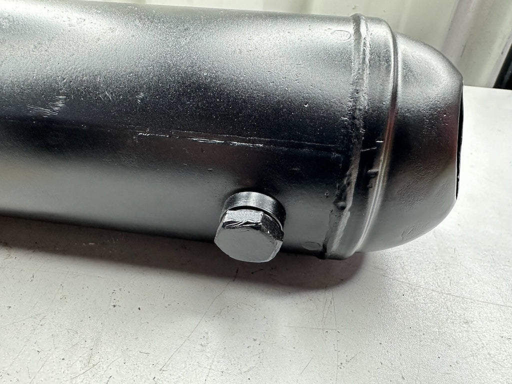 Suzuki PE250 OEM Exhaust Silencer (re-painted)
