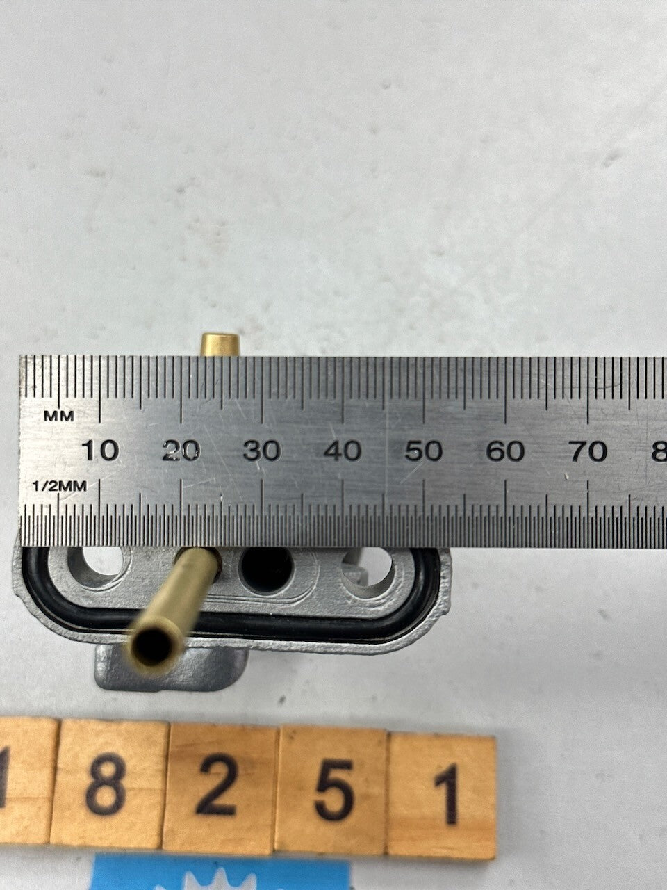 Yamaha Vintage Classic Genuine Fuel Tap Assy. (XT?) - Vapour Blasted
