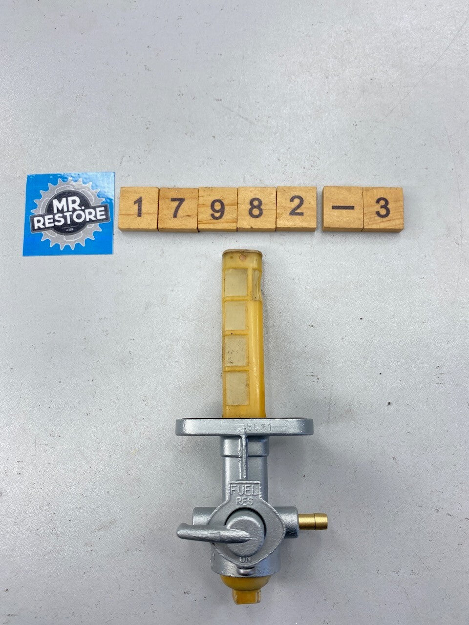 Suzuki DR250 DR350 OEM Fuel Tap - Vapour Blasted