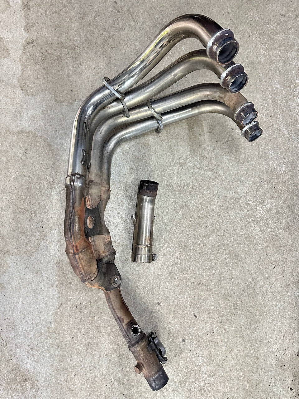 Yamaha XJR1300 Exhaust Headers, YPVS Valve & Adapter Pipe