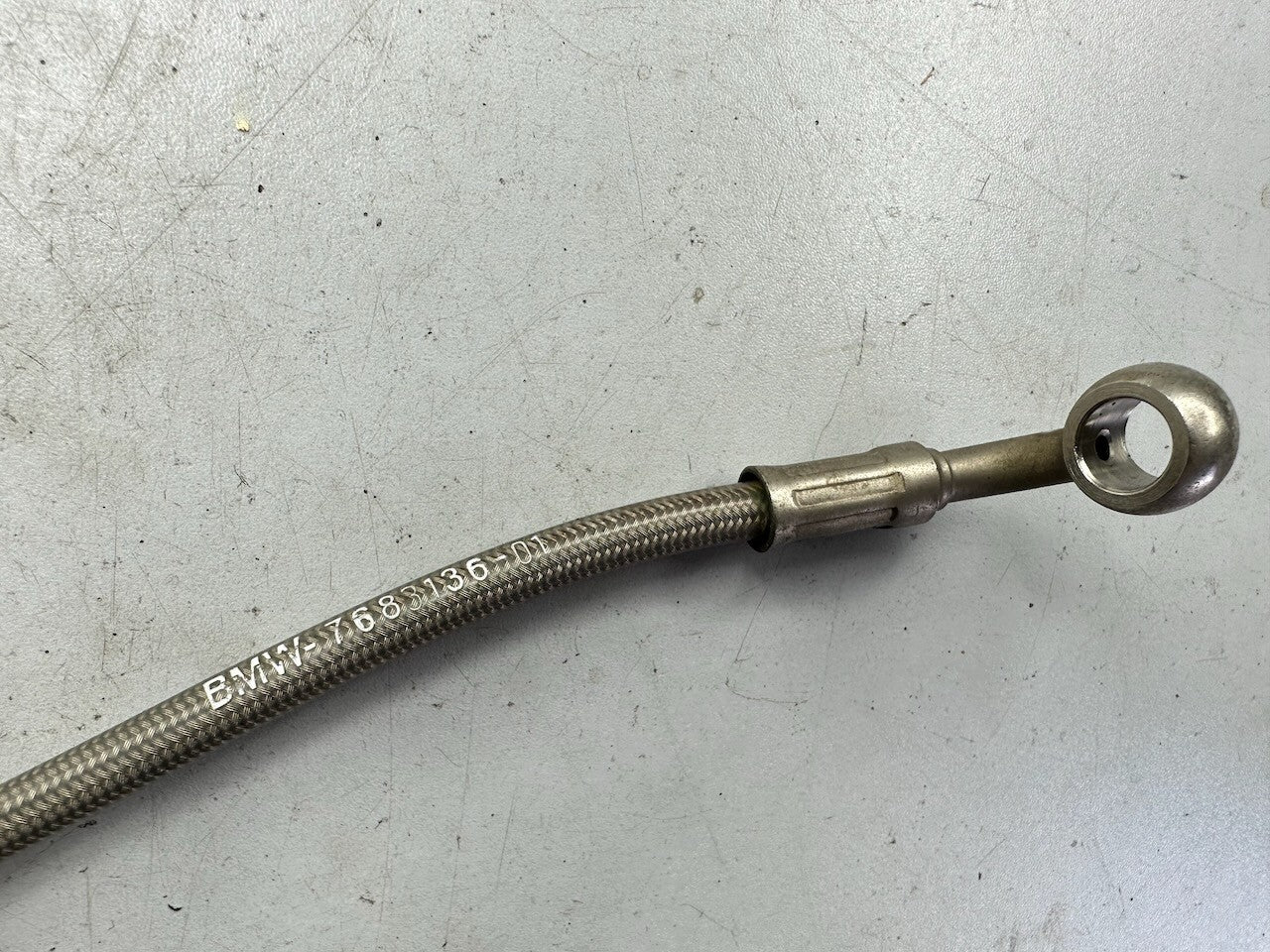 BMW R1200GS ADV '05-07' Front Middle Stahlflex Brake Hose 34327683136
