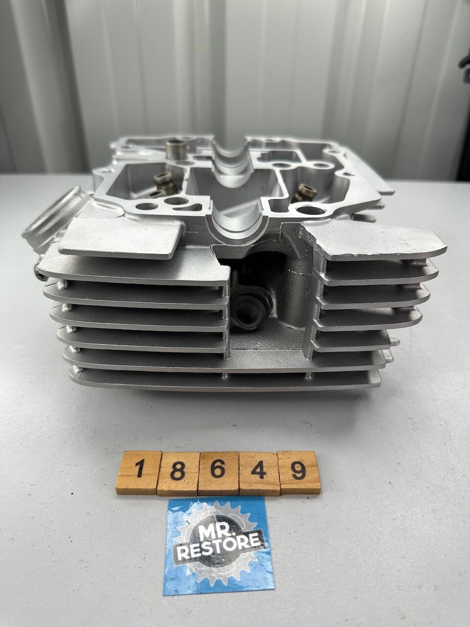 Honda XLV750R Cylinder Head MG7 1 - Vapour Blasted