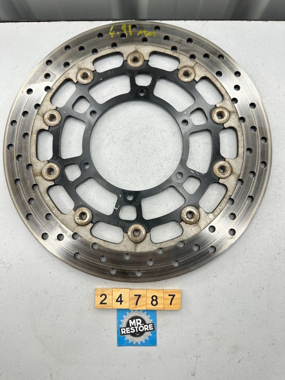 BMW G650GS 2010-16 F800GS F700GS OEM Front Brake Disc With 4.915mm Remaining