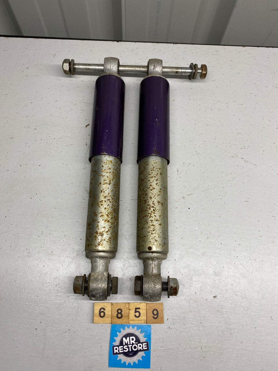 Suzuki U50 Rear Shock Absorbers (pair) & OEM Bolts