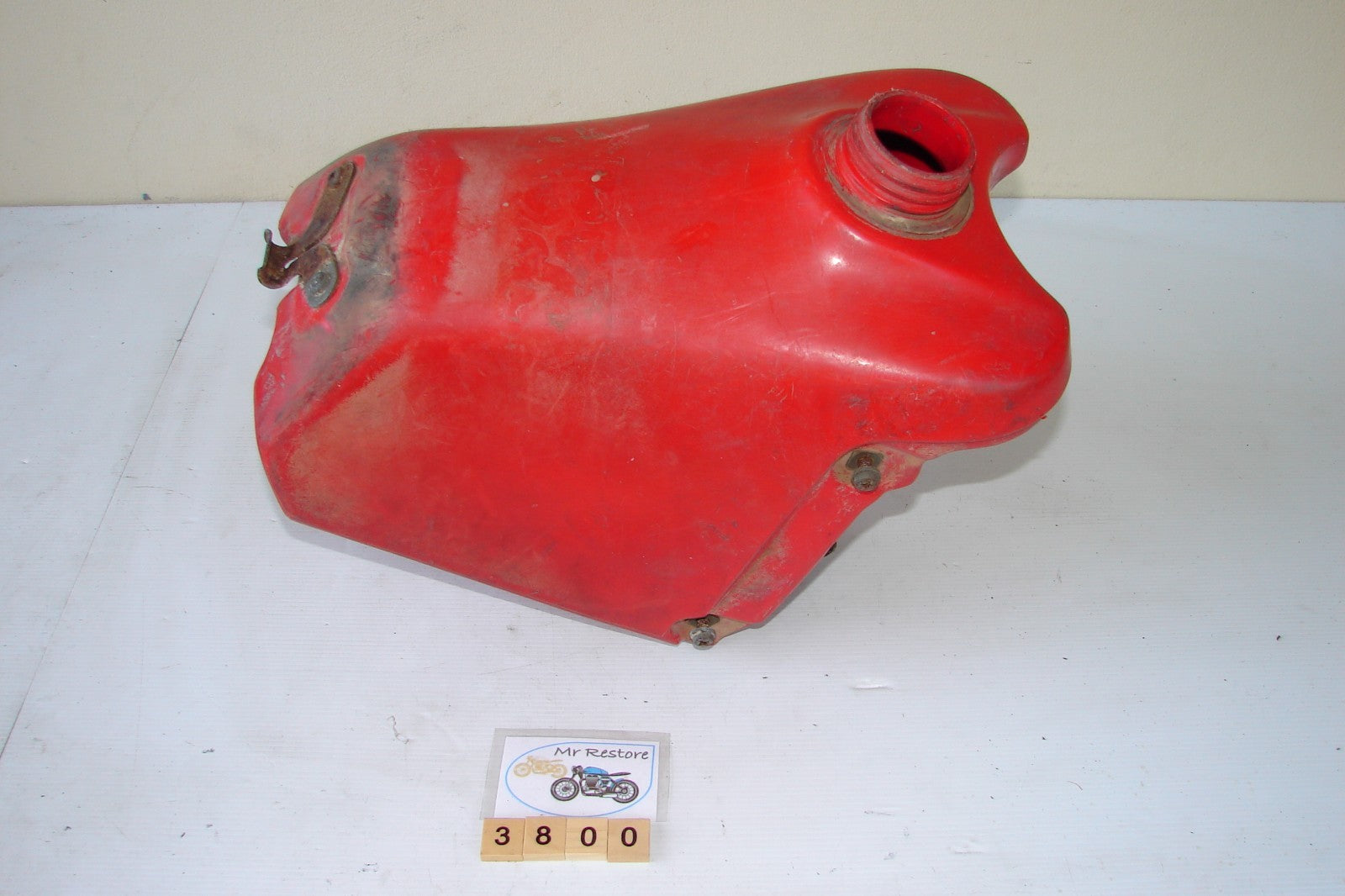 Honda CR125 RD 1980s Plastic Fuel Tank with fuel tap VMX OEM