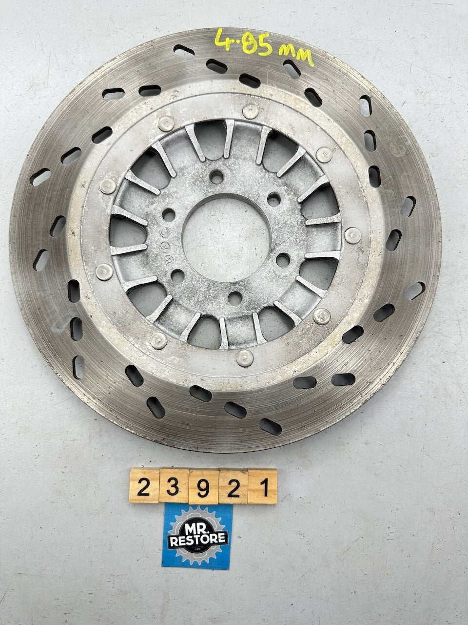 Suzuki RG250 OEM Right Hand Front Brake Disc With 4.85 Remaining